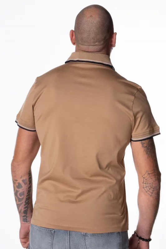 Polo manches courtes marron - Sir Seven