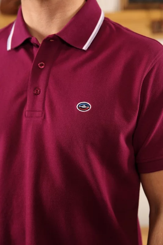 Polo rouge bordeaux - Sir Seven