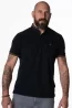 Polo noir à manches courtes Homme - Sir Seven