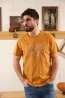 T-shirt bleu orange manches courtes Homme - Sir Seven