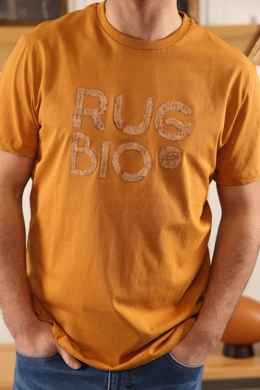 T-shirt bleu orange manches courtes Homme - Sir Seven