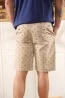 Short beige imprimés marins Homme - Sir Seven