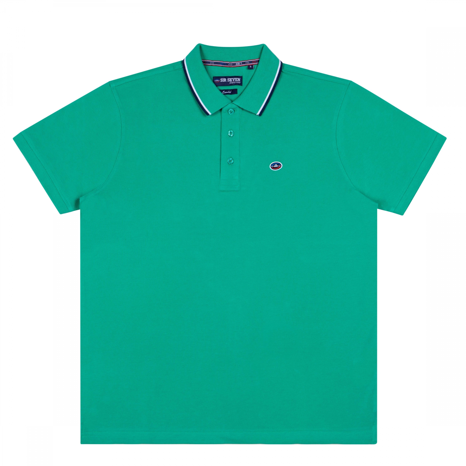 Polo de rugby manches courtes vert