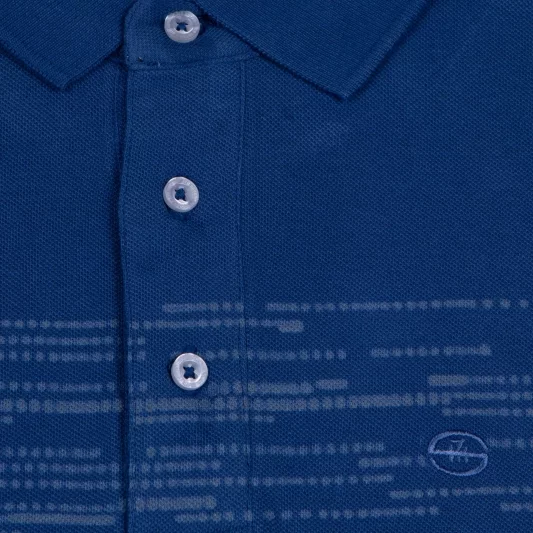 Polo homme bleu marine