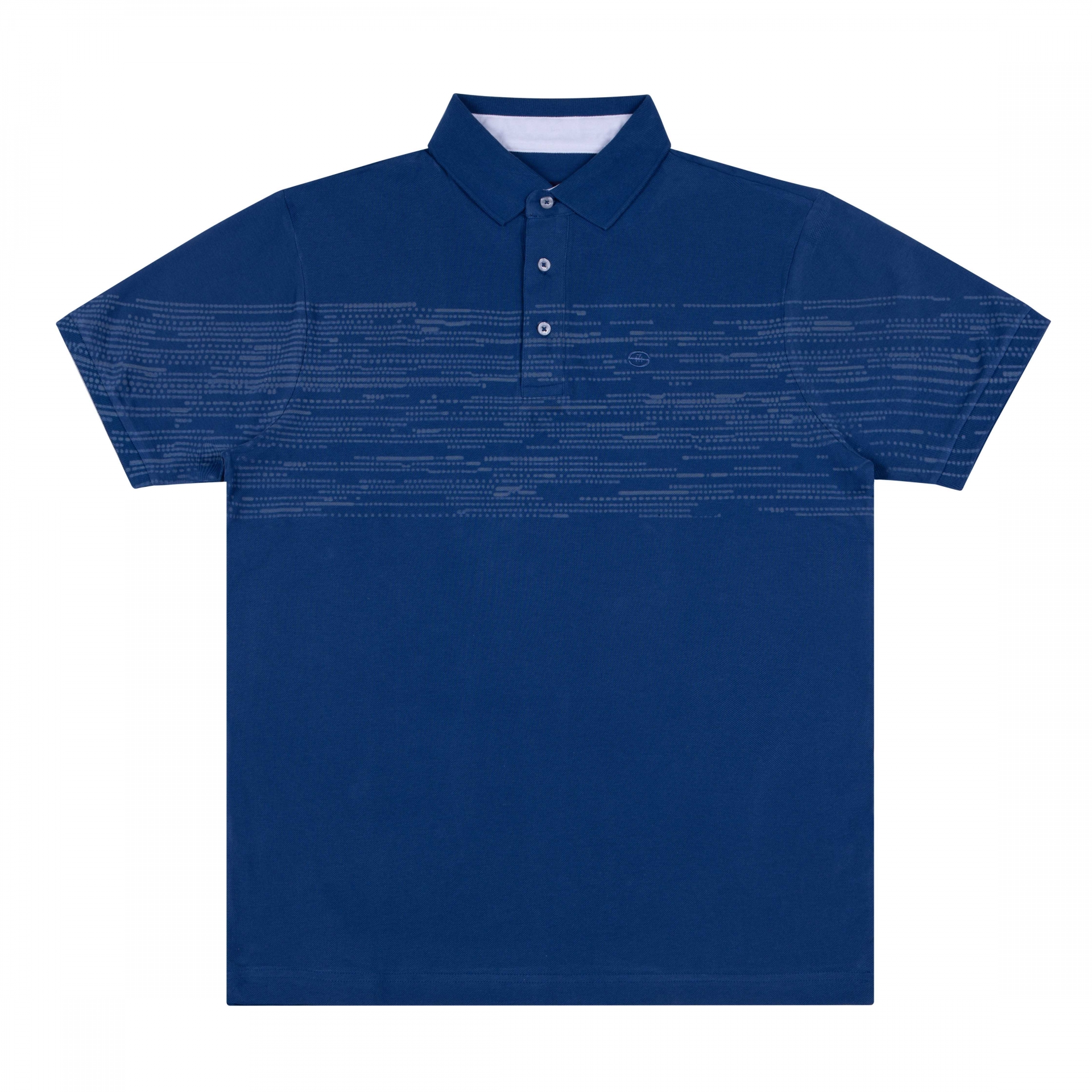 Polo homme bleu marine